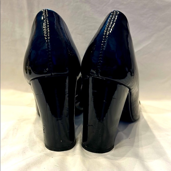 Dexter Women's Black Patent Leather Heels - Picture 3 of 6